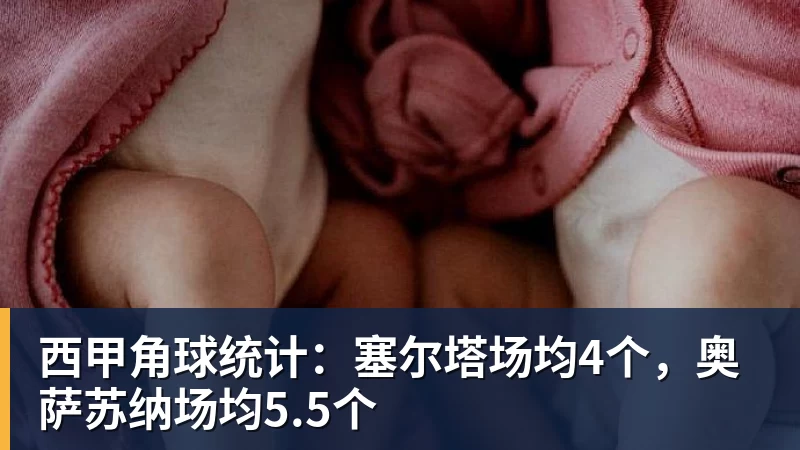 西甲角球统计:塞尔塔场均4个,奥萨苏纳场均5.5个